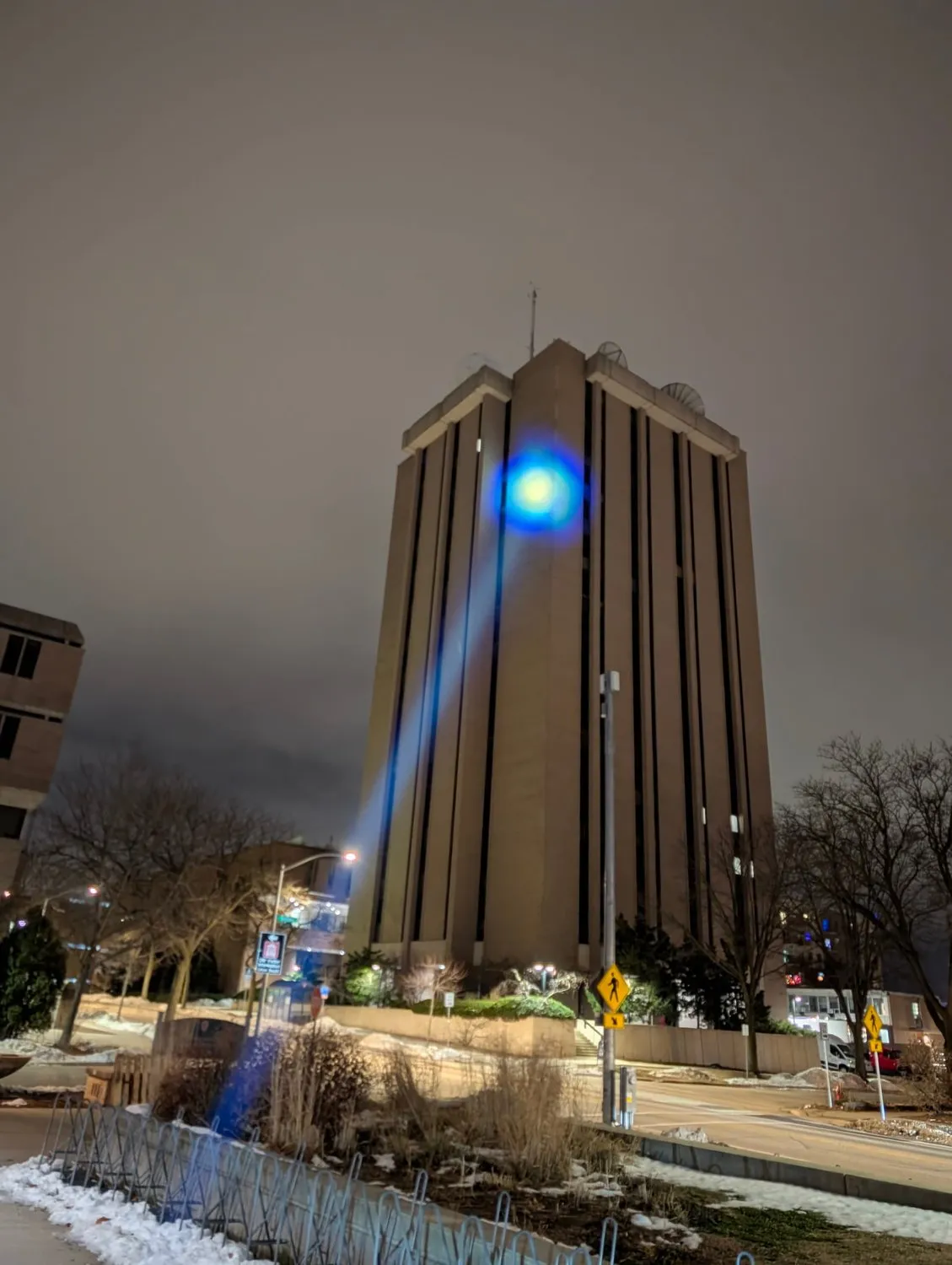 Beam on a tall building